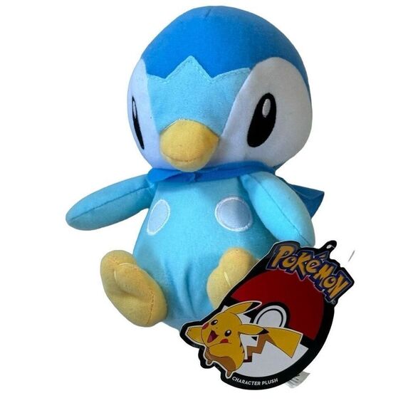 Pokémon 2017 Toy Factory Piplup 7" Character Plush Stuffed Animal Toy W Tags - Picture 1 of 8